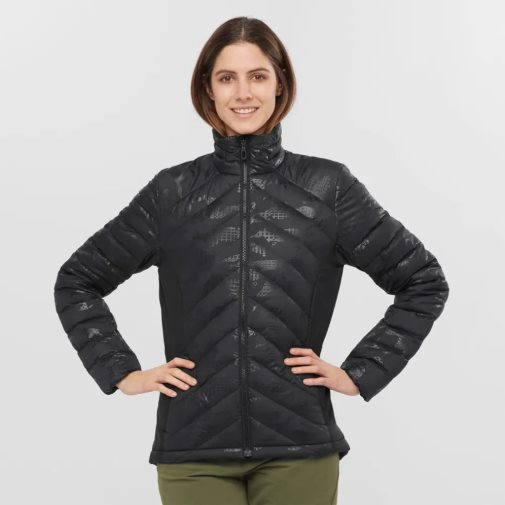 Black Salomon Essential Xwarm Down Women's Insulated Jackets | IE OP6541